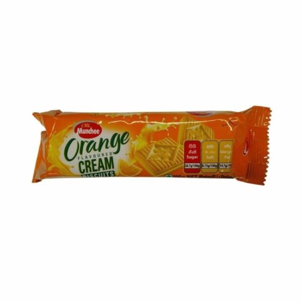 Munchee Orange Cream Biscuites 100G