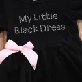 Toddler Girl Ribbon Bow-knot Romper Dress for girls (0-24M). 
