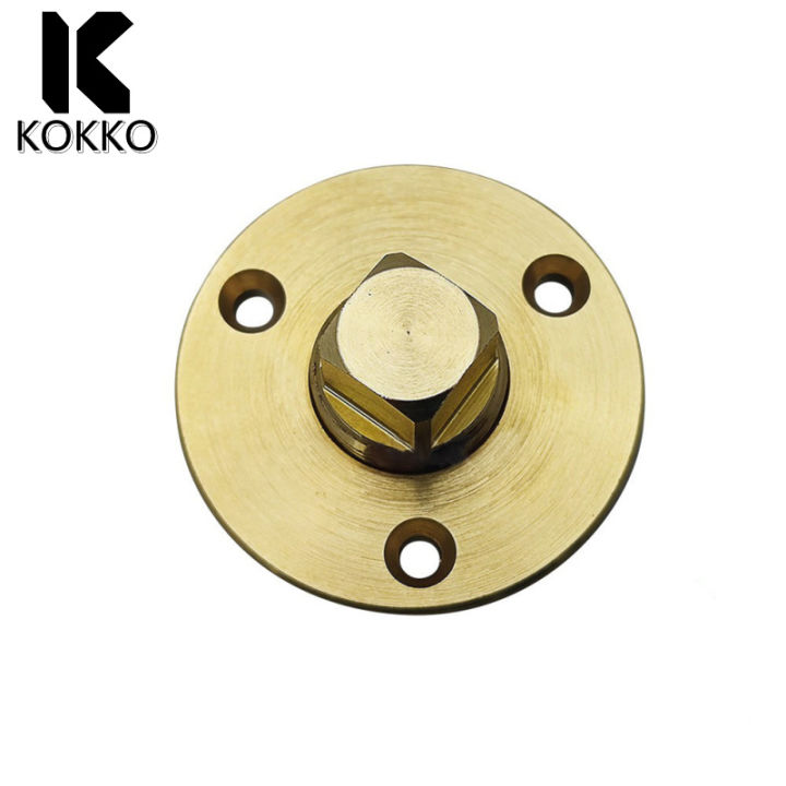 KOKKO Garboard Drain Plug Kit, Marine Drain Plug With Screws, Boat Transoms Garboard Drain & Plug, Boat Drain Plug Kit Boat Plug Kit For 1" Hole Mounting