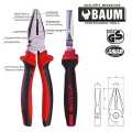 Combination Plier - BAUM - 6" - German Standard. 