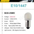 【White 6V 2/4 Pcs E10 LED Bulb 3V 6V 3/6 Volt Warm White Screw Lamp Flashlight Torch Headlight Bike Light. 