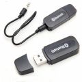 3.5mm USB Bluetooth AUX Audio Wireless Music Receiver Bluetooth Receiver With AUX Cable Wireless Transmitter. 
