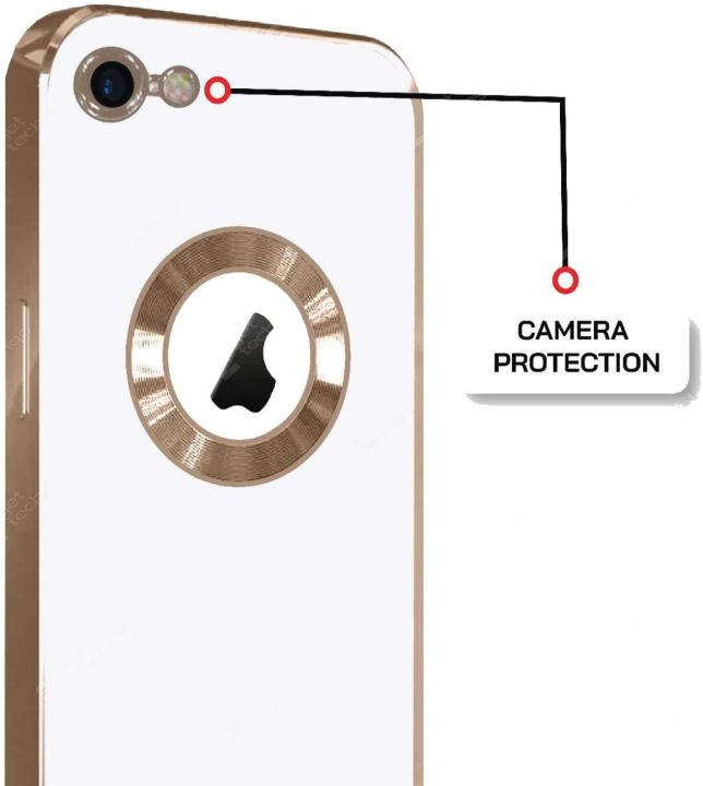 iPhone%207/8%20%20Luxury%20Transparent%20Logo%20Hole%20Case%20with%20lens%20Protector%20-%20Image%202