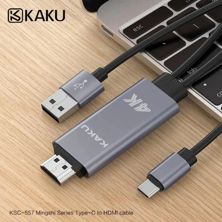 KAKU%20KSC-557%20MINGSHI%20TYPE-C%20to%20HDMI%204K%202.0%20Ultra%20HD%20ready%20HDMI%20cable%20Convertor%20mirroring%20display%20adapter%20Fast%20and%20stable%20data%20transmission%20dark%20color%205Gbps%20480Mbps%201.8%20meters%20-%20Image%202