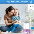 Dehumidifier, Dehumidifiers for Home 35Oz Dehumidifier for Bathroom 2500 Cubic Feet(280 Sq Ft) US Plug. 