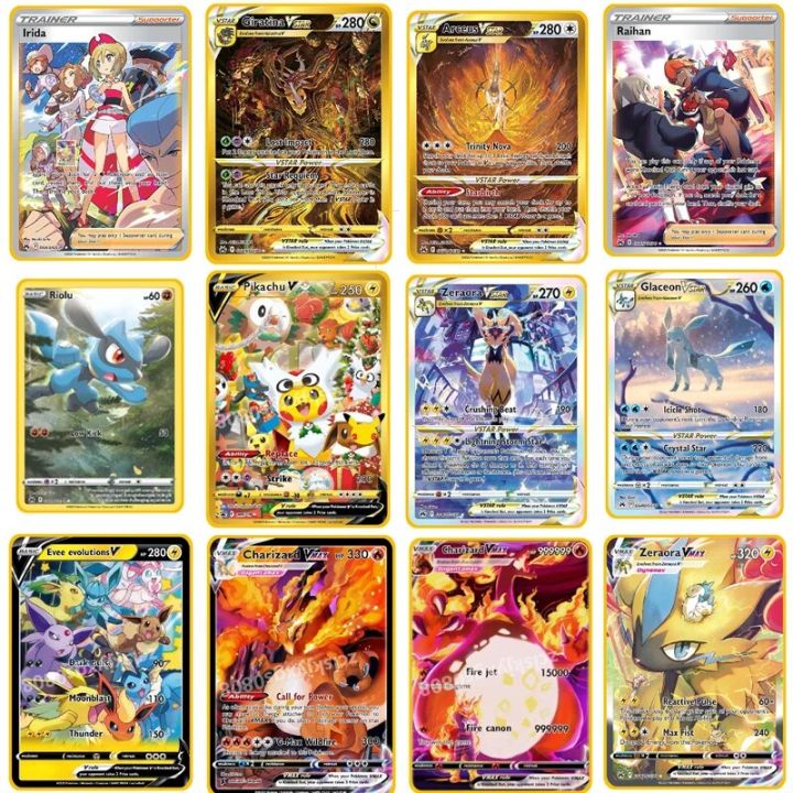 Pokemon Card Letters pokemon cards golden Pokemon Iron Metal Card Letters Golden Pikachu ...