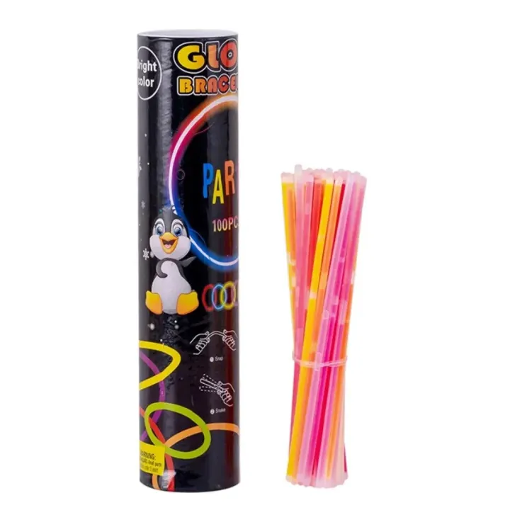 100/200PCS%20Glow%20Sticks%20Party%20Fluorescence%20Light%20Glow%20In%20The%20Dark%20Bracelet%20Necklace%20Neon%20Wedding%20Birthday%20Party%20Props%20Decor%20-%20Image%204