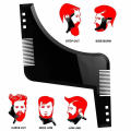 Versatile Beard template Easy-to-use Portable Ergonomic Styling tool Double-sided comb for Men's grooming Barber shops Facial. 