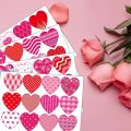 Self Adhesive Party Gift Label Stickers- Valentine'S Day Party Cake Baking Stickers- DIY Greeting Card Gift Heart Stickers- Valentine'S Day Envelope Sealing Sticker. 