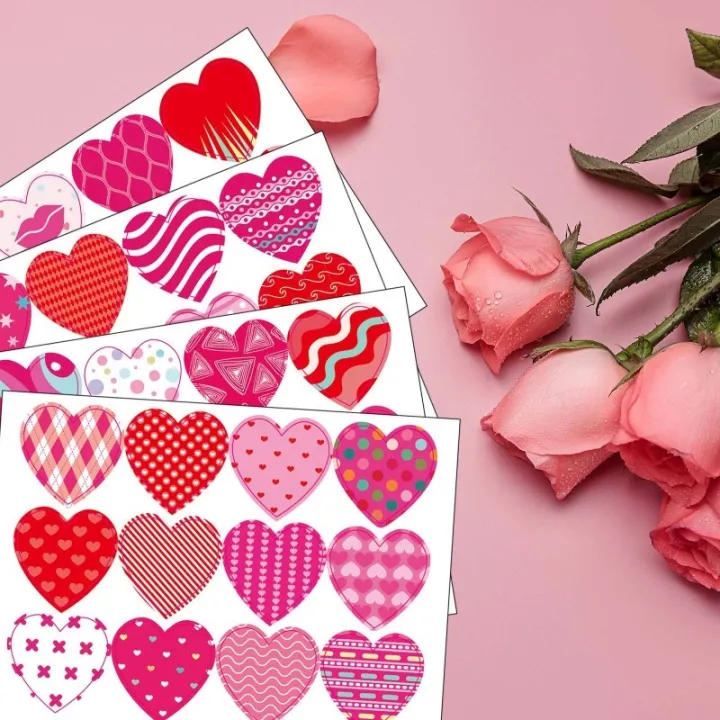 Self%20Adhesive%20Party%20Gift%20Label%20Stickers-%20Valentine'S%20Day%20Party%20Cake%20Baking%20Stickers-%20DIY%20Greeting%20Card%20Gift%20Heart%20Stickers-%20Valentine'S%20Day%20Envelope%20Sealing%20Sticker%20-%20Image%202