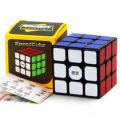 Rubik's Magic Cube - 3x3x3 - Smooth Speed Cube QIYI Cube 5.6cm Rubics Cube Qiyi Cube Black With Sticker. 