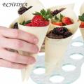 ECHIDNA Ice Cream Cones Heat-Resistant Ice Cream Dessert Wooden Cones. 