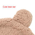 Teddy Bear Blanket Swaddle Newborn Baby Hooded Wrap Bag Newborn Sleep Warm Bag. 
