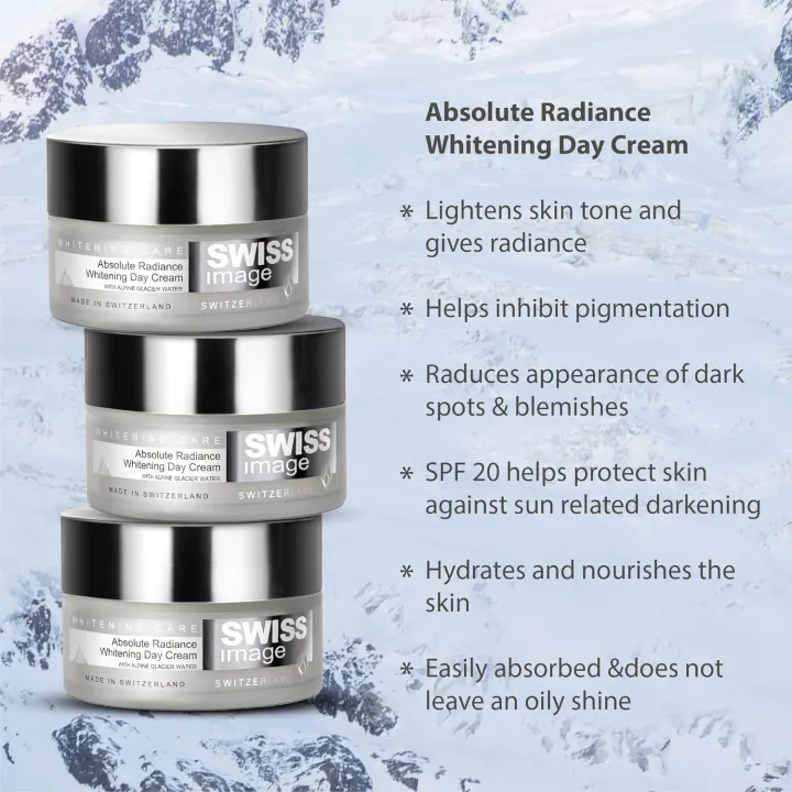 Swiss%20Image%20Whitening%20Care%20Absolute%20Radiance%20Face%20Day%20Cream,%20Face%20Cream%20for%20Pigmentation,%20Moisturizer%20for%20Women,%20Reduces%20Dark%20Spots%20and%20Lightens%20Skin,%20With%20SPF%2020,%20Suitable%20for%20All%20Skin%20Types,%2050ml%20JEZ%20-%20Image%203