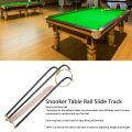 Billiards Table Slide Track Leather Belt Heavy Duty Sturdy Copper Billiard Table Rail Track with Screws for Billiard Pool. 