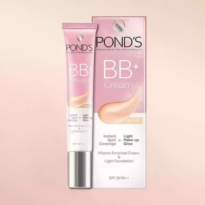 Original%20Pond's%20BB+%20Cream%2018g%20-%20SPF%2030+%20Ivory%20Shade%20Vitamin%20Enriched%20Light%20Foundation%20-%20Instant%20Spot%20Coverage%20Make-up%20Glow%20-%20Image%202