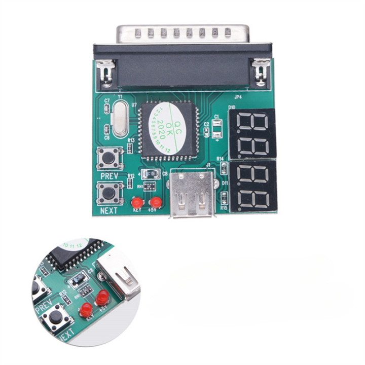 Bit Card Test Four Bit Detection Computer Fault Test Card Motherboard Diagnostic Card ...