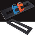 Electric Guitar Pedal Board Setup Pedalboards Alloy S/M with Hook & Loop Black. 