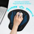 Gel Mouse Pad Comfortable Mouse Mat Silica Comfortable Cooling Gel with Wrist Rest Support and Durable for PC Laptop. 