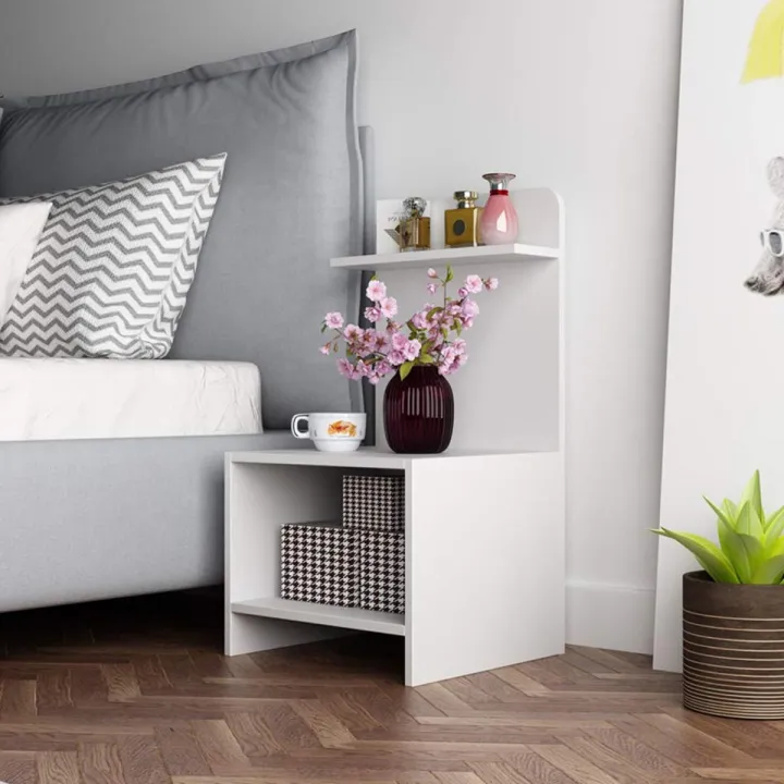 VTEC FURNITURE Modern Side Table / Bedside Table / Nightstand