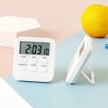 【ZOSR】Student Learning Mute Timer Countdown Electronic Alarm Clock Kitchen Baking Timer Reminder With Magnet. 