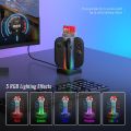 4 in 1 Charging Dock Station For Nintendo Switch 2 Joycon Fast Charge Base With 6 Game Cards Slot , Type-C Power&5 RGB Light Modes, Real-Time Status LED. 