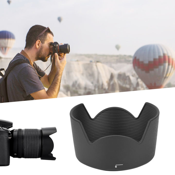 Lens Hood Durable Solid Mount for AF-S DX 55-200mm 85mm F/3.5G Protection Daily Furniture