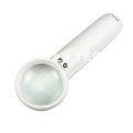 Portable LED Light Magnifying Glass, 50mm 5x High Magnification Handheld Magnifier LED Hand-hold Magnifier for Plastic Handheld Magnifier for Handheld Magnifier (MG6B-3 5 Times). 
