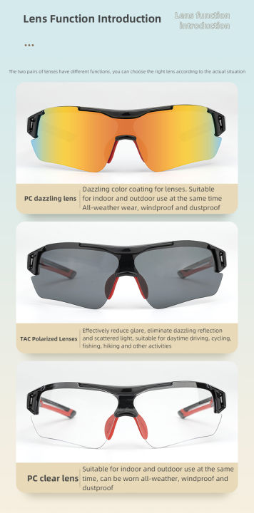 ROCKBROS%20Polarized%20%20Blue%20Frame%20Sports%20Cricket%20Cycling%20Men%20Sunglasses%20Road%20Cycling%20Glasses%20Mountain%20Bike%20Bicycle%20Riding%20Protection%20Goggles%20Eyewear%203%20Lenses%20-%20Image%203