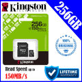 Kingston Original 64GB 128GB 256GB A1 Micro SD Memory Card 150MB/s Class 10. 