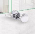 4PCS Zinc Alloy Mirror Clip Wall-Mount Bathroom Glass Clips Mirrors Supporting Sheet Frameless Bracket With Nails For 3-5mm Thick Mirror. 