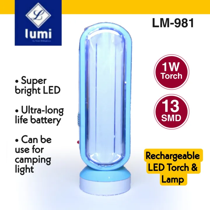 Lumi%20Torch%20&%20Lamp%20LED%20Rechargeable%20Emergency%20Light%20-%20Image%202