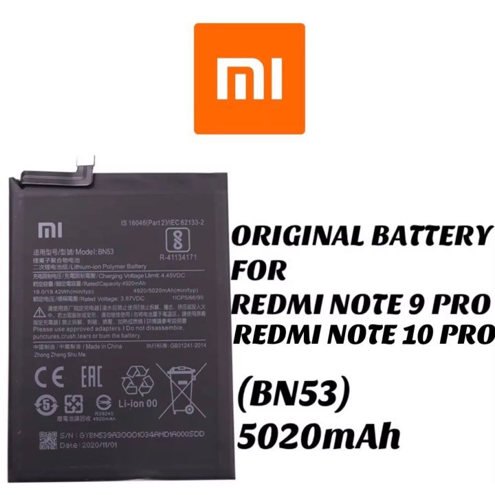 Xiaomi%20Redmi%20Note%2010%20Pro%20Battery%20BN53%20Replacement%20Premium%20Quality%205020mah%20Battery%20For%20Xiaomi%20Redmi%20Note%2010%20Pro%20-%20Image%202