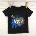 Rainbow Friends Funny Game Cartoon Kids T Shirt Baby Boys Girls Clothes Summer Children Cotton Short Sleeve T-Shirt. 
