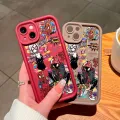 Jizetin for Xiaomi redmi 11t + pro 4g note 12 turbo 5g silicone soft square shape sketchy mouthpiece gwen spider-man fully wrapped anti-shock tire camera protection. 