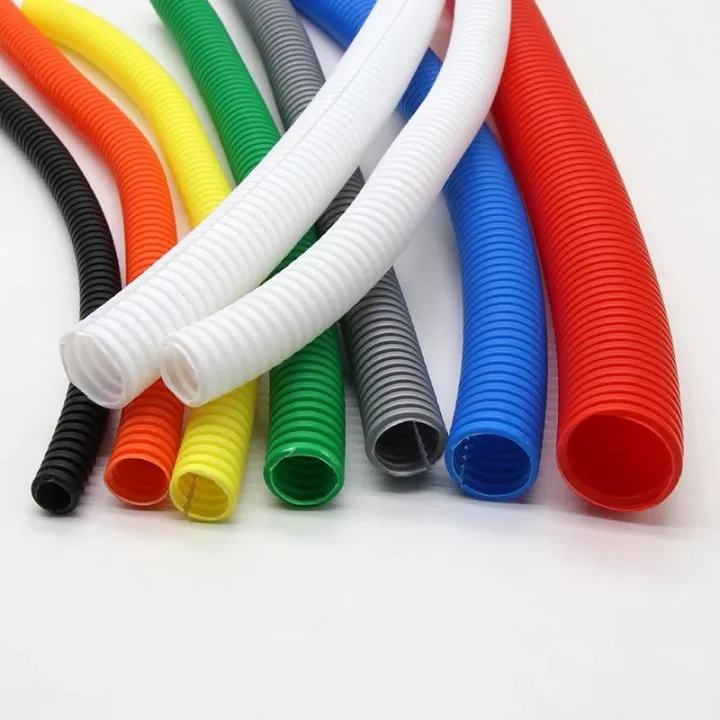 Wire Rope Covered By Plastic Protection 1/5/10M Wire Conduit Cable Wrap Harness Wire Threading Plastic Wire ...