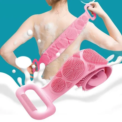 Silicone%20Back%20Scrubber%20%20Bath%20Shower%20Silicone%20Body%20Massage%20Brush%20Silicone%20Bath%20Towel%20Exfoliating%20Body%20Brush%20Belt%20%20Cleaning%20Shower%20Strap%20/%20Double-Sided%20Washing%20Towel%20Scrubber%20-%20Image%204