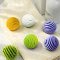 Green/Purple/Orange Anti-Tangle Laundry Ball Laundry Odorless Tpr Wash Ball Soft Laundry Balls for Strong Decontamination. 