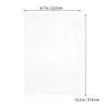12 s Plastic Clear Practical Transparent L-Type A4 Size Document Folder Safe Project Pocket File Folder School Office Supplies. 