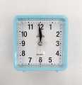 Alarm Clock Square and Round Small Bed Compact Travel Clocks Desk Bedside Desk Table Home Quartz Beep Cute Portable. 