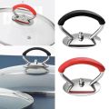 Durable Universal Pot Handle Stainless Steel Anti-scalding Lid Knobs Cap Rust-proof Replacement Handgrip Cookware Lid Handle Kitchen Accessories. 