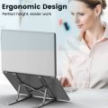 Adjustable Plastic Laptop Stand for Comfortable Work. 