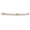 Large Pearl Waist Chain Women's Elastic Belt with Diamond Decoration All-match QUANYIN. 