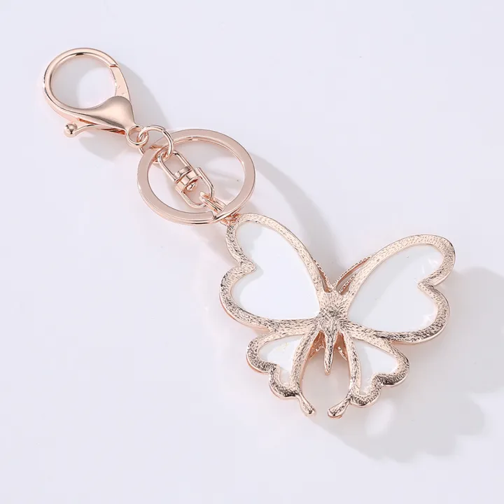Fashion%20Butterfly%20Rhinestone%20Alloy%20Keyring%20Women%20Key%20Chain%20Bag%20Hanging%20Decor%20-%20Image%204