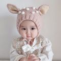 Autumn Winter Toddler Infant Knitted Baby Hat Adorable Rabbit Long Ear Hat Baby Bunny Beanie Cap Newborn Photo Props Thickened. 