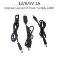 QC3.0 USB to 5.5x2.1mm 12/9/5V 1A Step-up Converter Power Supply Cable for WiFi Router Speaker Camera LED Lamp Fan. 