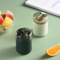 【HOT】 Simple Toothpick Box Toothpick Dispenser Automatic Eject Toothpick Jar Household Convenient Gift Home Gadget. 