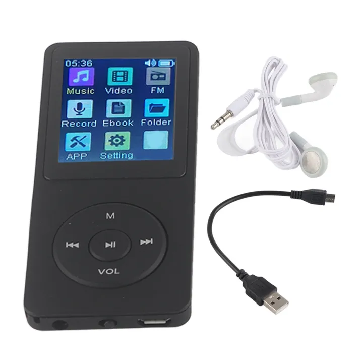MP4%20Player%20Portable%20Support%20Small%20Memory%20Card%20Ultra%20Thin%201.8%20Inch%20LCD%20Media%20Music%20Player%20with%20Accessories%20for%20Students%20Black%20-%20Image%203
