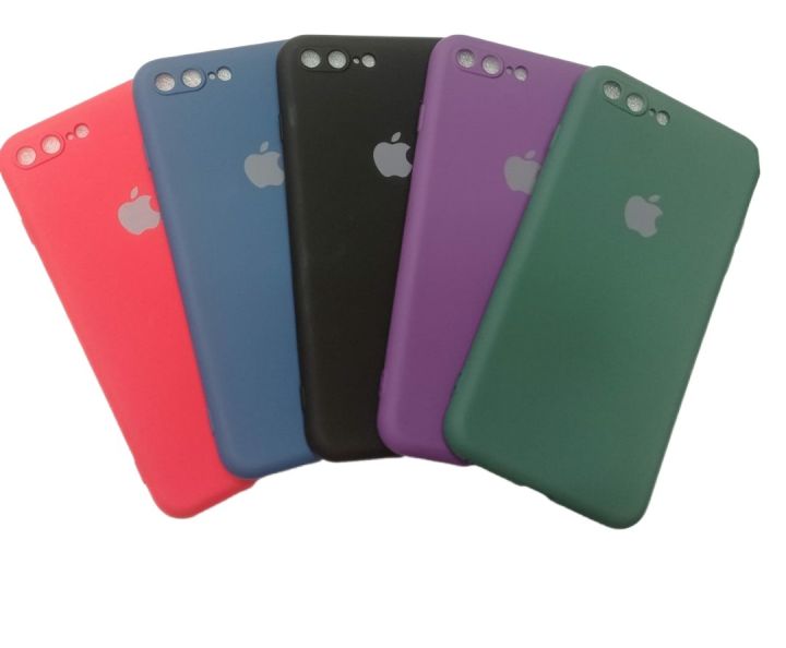 Silicone TPU Back Cover With Apple Logo For IPhone Plus IPhone