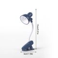 【ZOSR】Adjustable Portable Mini Clip Base Small Book Lamp / Battery powered LED Energy Saving Table Light / Home Bedroom student Eye Protection Reading Desk Lamp/. 